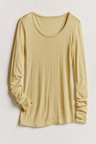Stackable Sheer Layering Long Sleeve