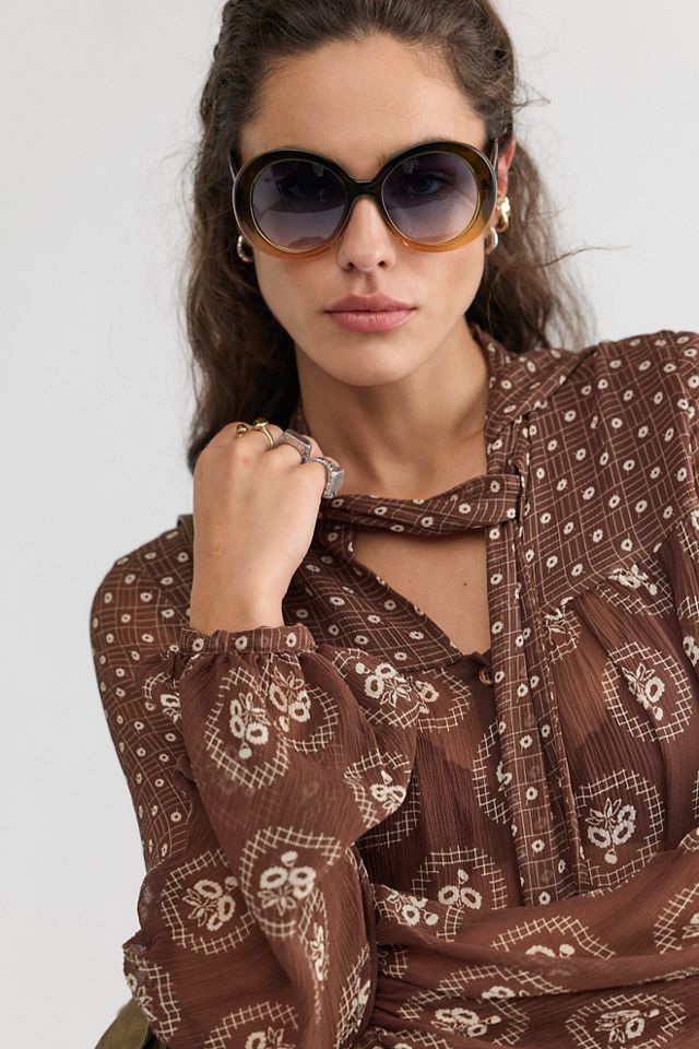 Sunspell Round Sunglasses #4