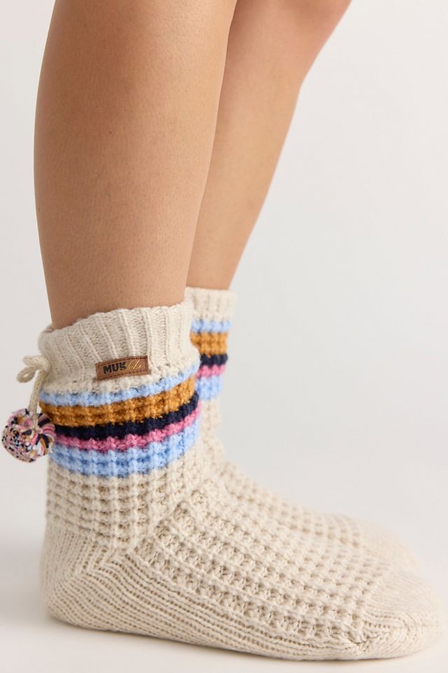 Waffle Short Cottage Socks #1