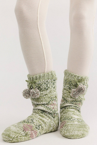 Chunky Fair Isle Cabin Socks by Free People