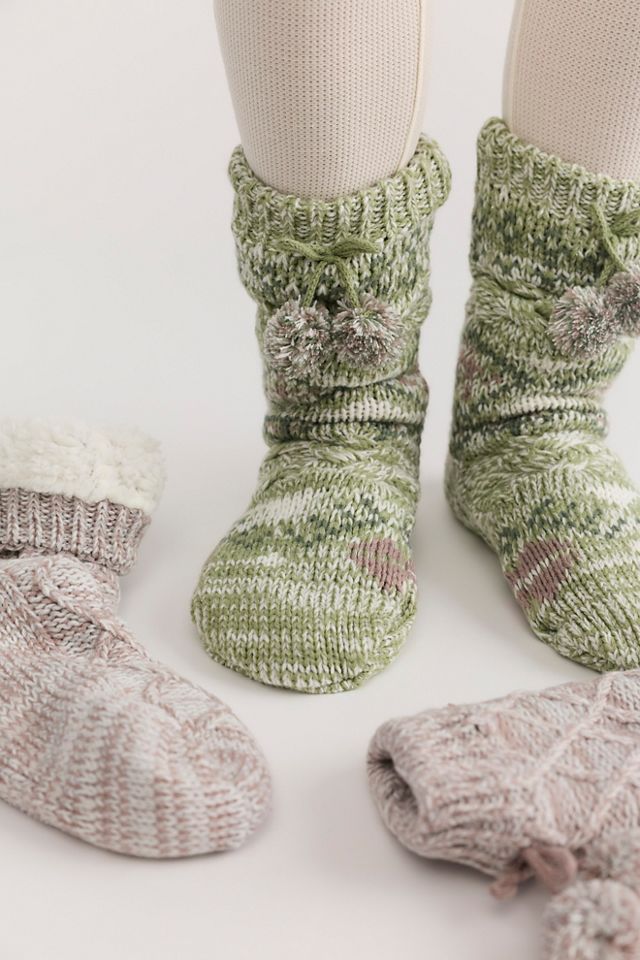 Chunky Fair Isle Cabin Socks #1