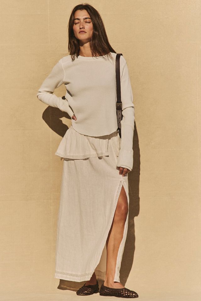 Sandshell Linen Zora Maxi Skirt #4