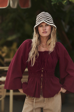 Женский топ free-est Galina Top, цвет: Клюквенный — фото 1