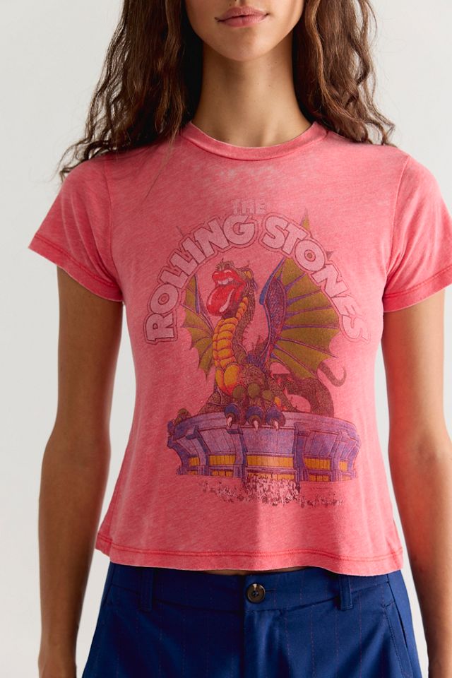 Daydreamer T-shirt vintage effet usé Rolling Stones Dragon #2