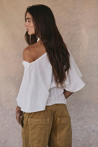 Женский топ free-est Eloise Top, цвет: Слоновая кость — фото 2