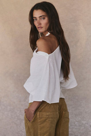 Женский топ free-est Eloise Top, цвет: Слоновая кость — фото 3