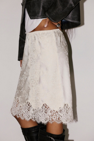 Don't Tell Mini Slip Skirt