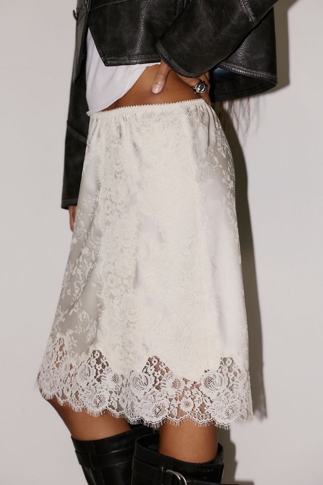 Don't Tell Mini Slip Skirt #4