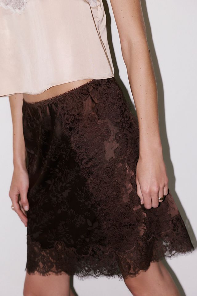 Don't Tell Mini Slip Skirt #1