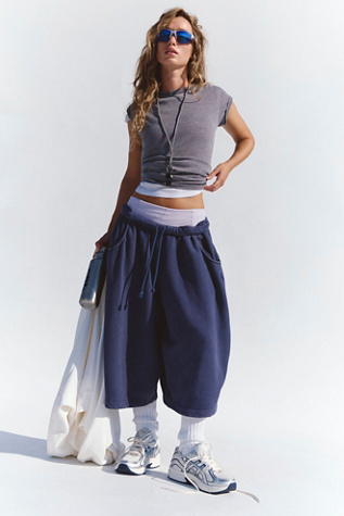 Trackline Cropped Easy Pants