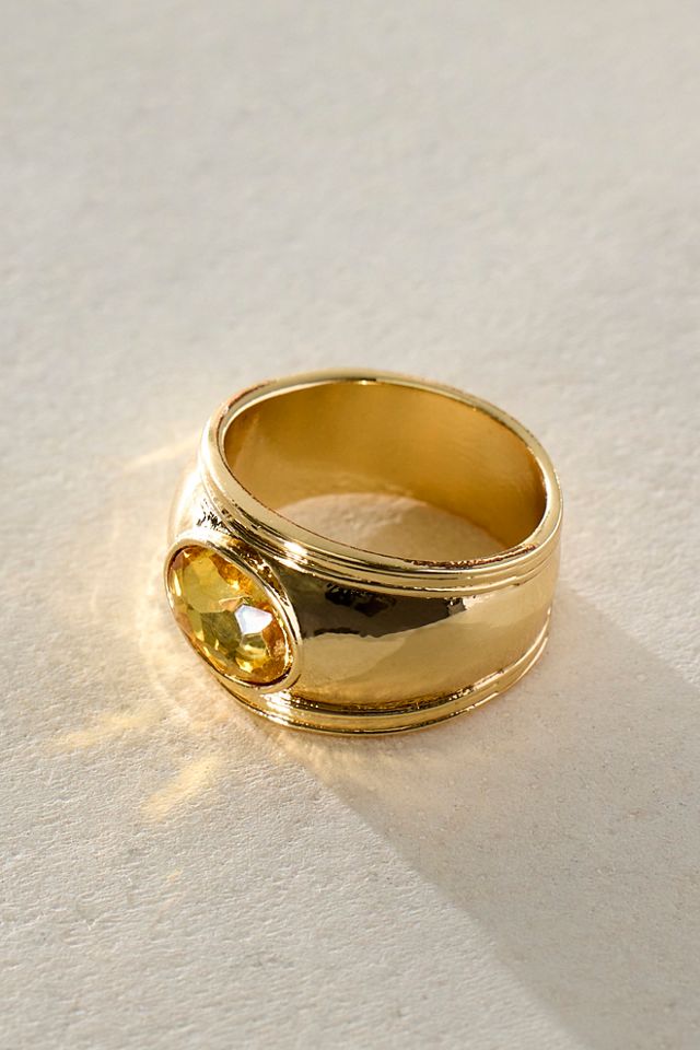 Orbit Stone Pinky Ring #1