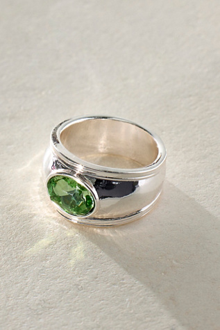 Orbit Stone Pinky Ring