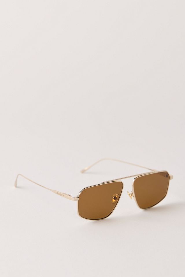 Edera Giovanna Metal Aviator Sunglasses #1
