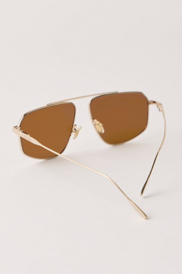Edera Giovanna Metal Aviator Sunglasses #2