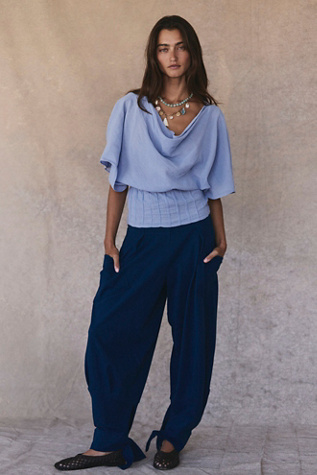 Pantalon Sutton à taille basse