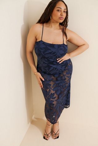 AFRM Marsaille Sheer Lace Dress