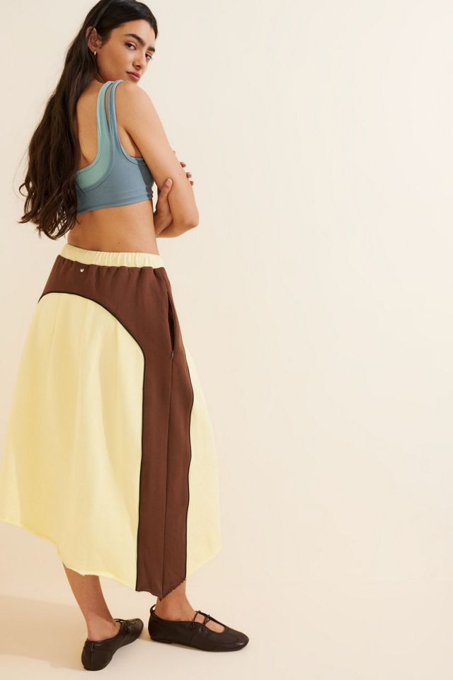 KkCo Asymmetrical Colorblock Skirt #1