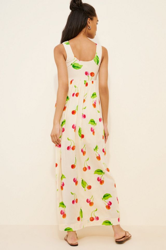 S/W/F Cherry Printed Maxi Dress #1