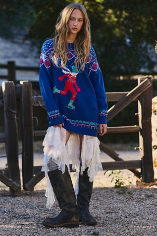 One Last Run Sweater Mini Dress