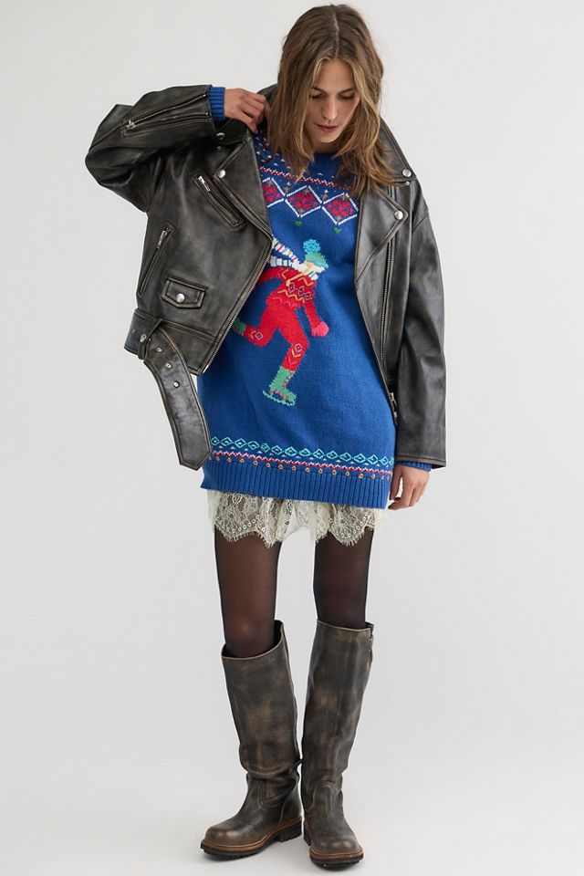 One Last Run Sweater Mini Dress #2