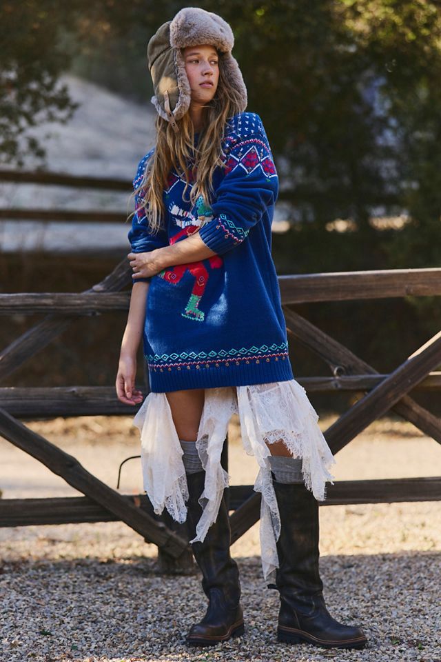 One Last Run Sweater Mini Dress #1