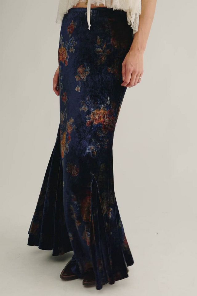 Cosmic Velvet Maxi Skirt thumbnail 2