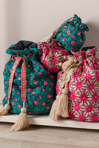 Sac cadeau à pompons Tassel Tidings