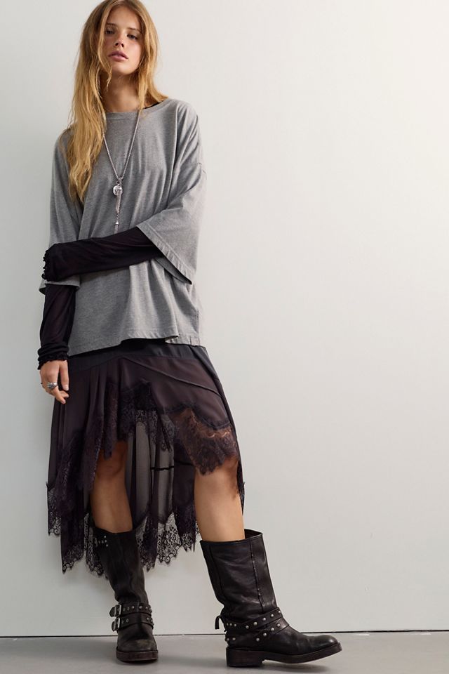 Call Me Sometime Midi Slip Skirt #2