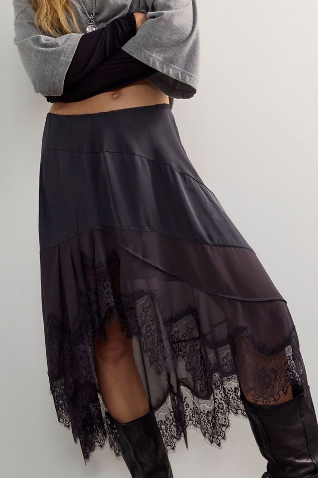 Call Me Sometime Midi Slip Skirt #3