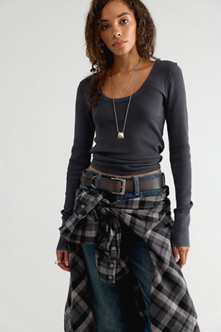 We The Free Easy Does It Scoop-Neck Top
