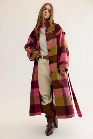 Ollie Plaid Coat