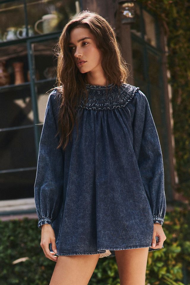 Morning Dew Smocked Mini Dress #2
