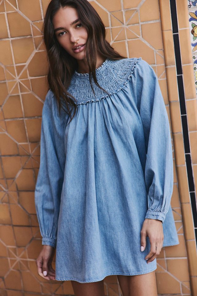 Morning Dew Smocked Mini Dress #2