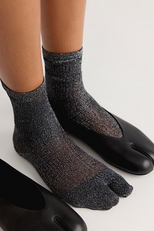 Lurex Tabi Socks