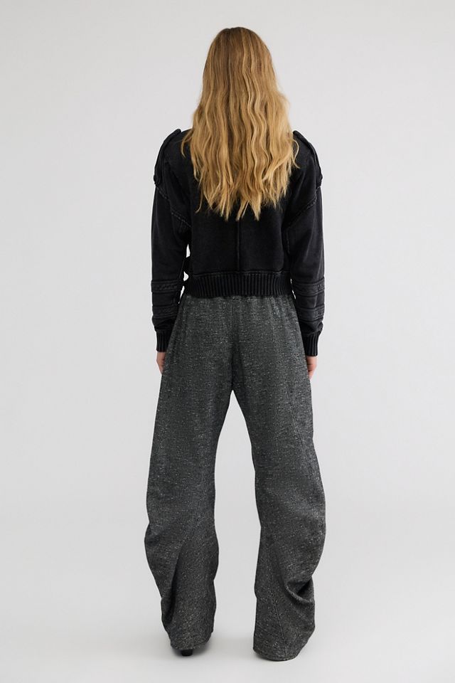 Crowd Pleaser Twisted Wool Blend Pull-On Pants #1