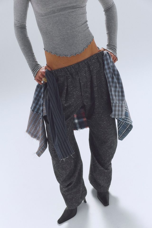 Crowd Pleaser Twisted Wool Blend Pull-On Pants #5