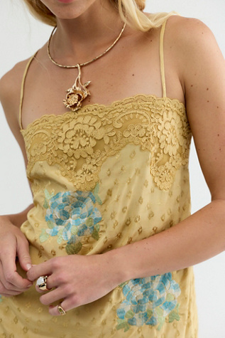Женское платье Free People Eyes On You Mini, цвет: Золотой комбинированный — фото 5