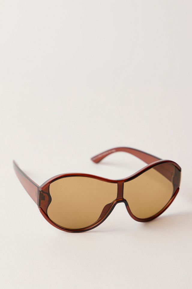 Elsa Oversized Shield Sunglasses #1