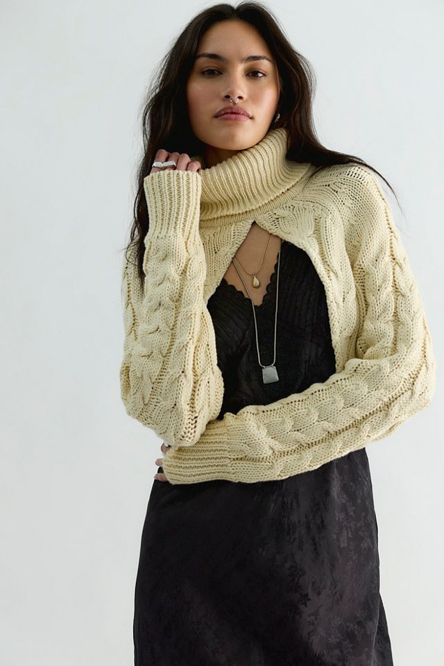 Colbie Cable Knit Bolero #2