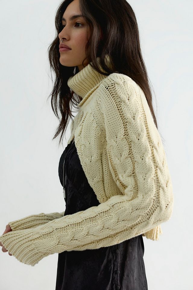 Colbie Cable Knit Bolero #5