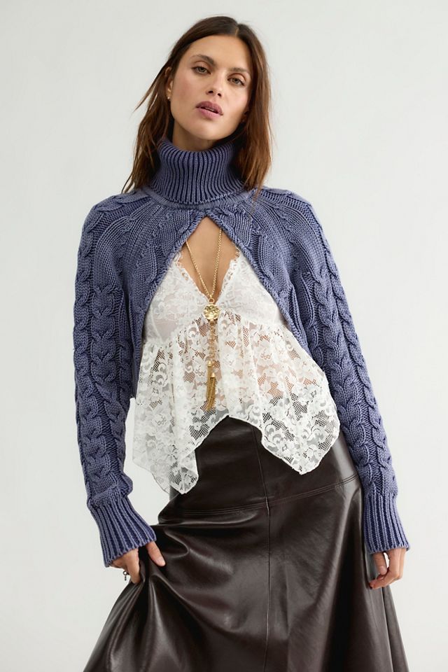 Colbie Cable Knit Bolero #2