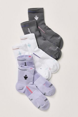 Bombas Run Quarter-Length Sock 3-Pack