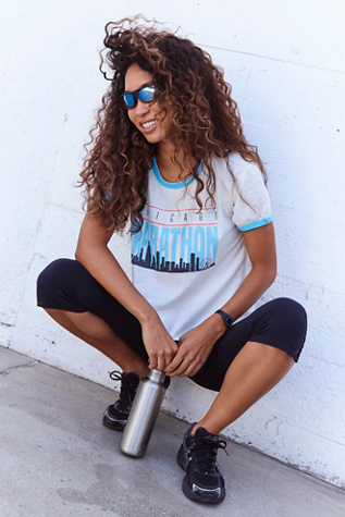 Original Retro Brand Chicago Marathon Ringer Tee