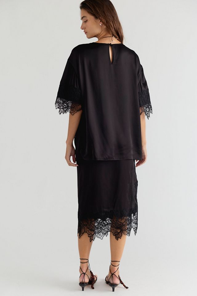 Shona Joy Eniko Lace Midi Skirt Set #1