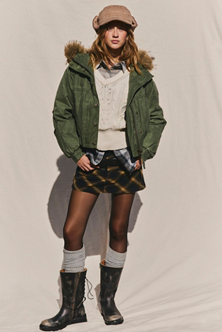 Mille Fleur Pixie Plaid Mini Skirt