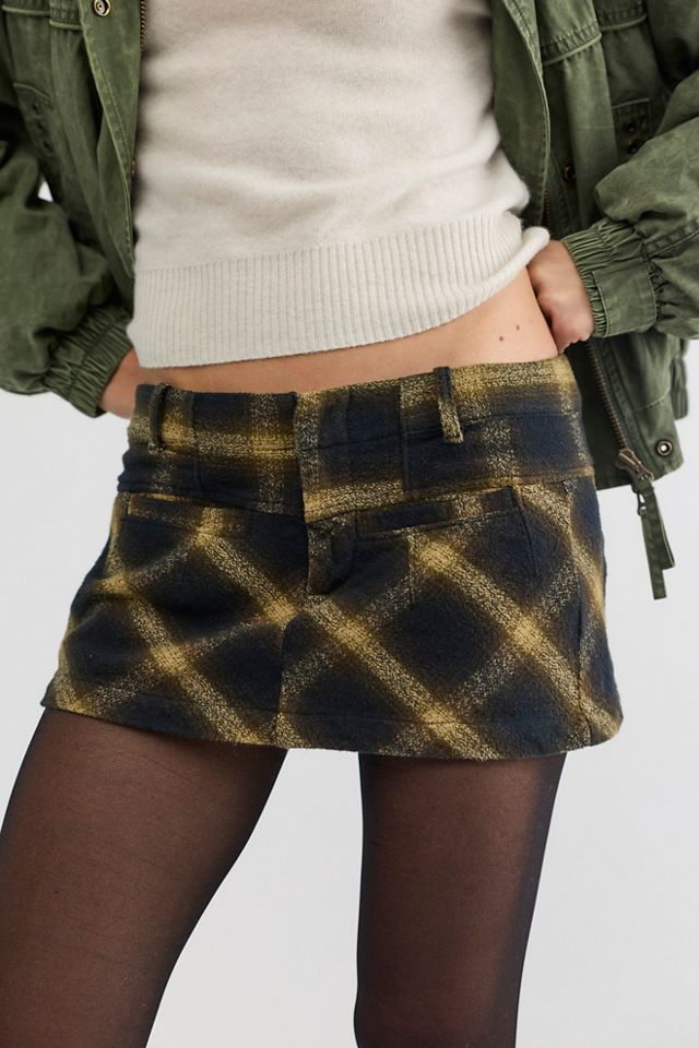 Mille Fleur Pixie Plaid Mini Skirt #1