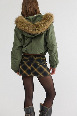 Женская юбка Free People Mille Fleur Pixie Plaid Mini, цвет: Клетчатый, вариант 1 — фото 3