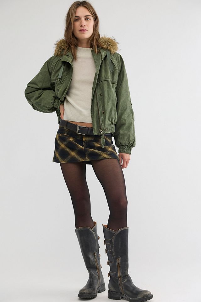 Mille Fleur Pixie Plaid Mini Skirt #3