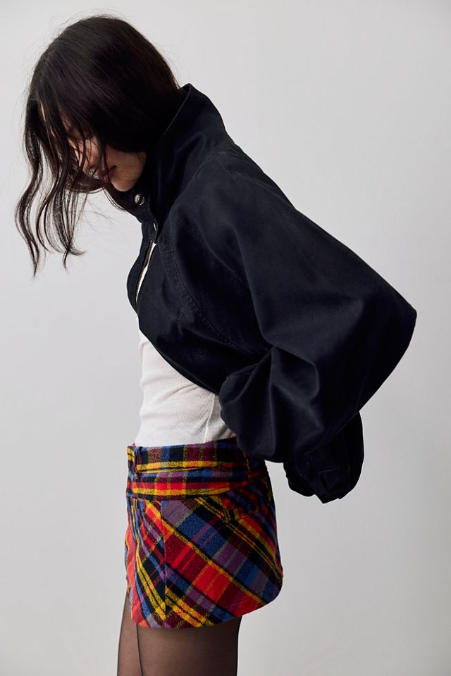 Mille Fleur Pixie Plaid Mini Skirt #3