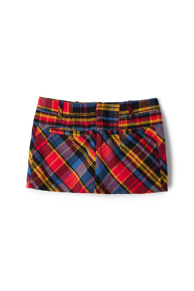 Mille Fleur Pixie Plaid Mini Skirt #4